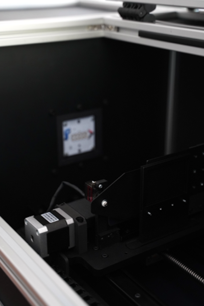 Wavechrome apparatus prototype - detailed view